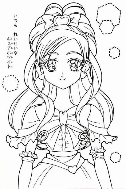 Glitter Coloring Force Pages Smile Precure Doki