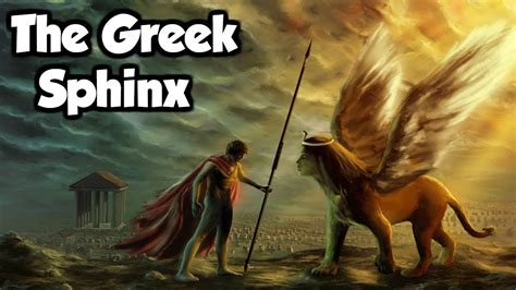 The Greek Riddle Sphinx The Story Of Oedipus And The Sphinx Greek Mythology Explained Youtube