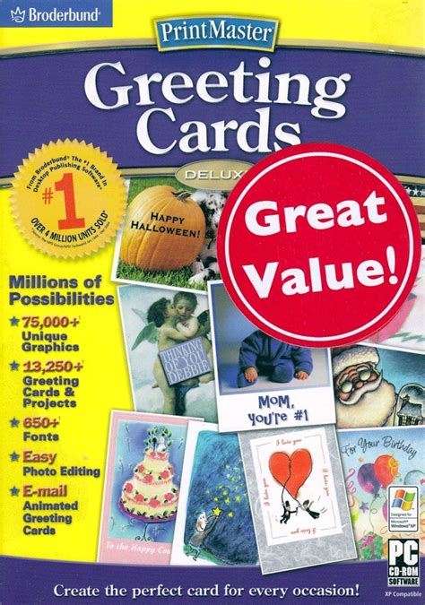 We've grown a bit since then: Broderbund printmaster greeting cards deluxe 2.0 - restgiftlican's diary