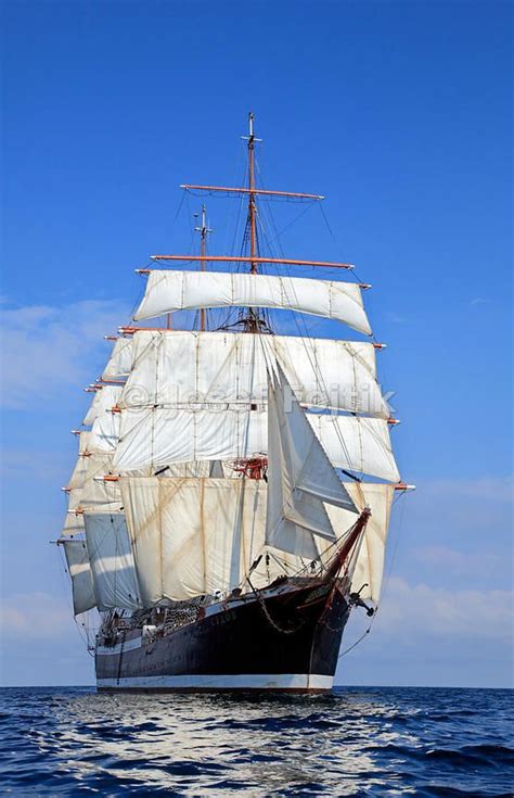 Fourmasted Barque Sedov Maritime Academy Murmansk Sailing Ships