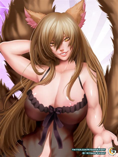 Ahri League Of Legends By Mitgard Knight Hentai Foundry