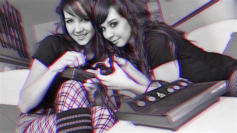 Wallpaper Model Anime Black Hair Atari Clothing Anaglyph 3d