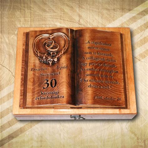 30 házassági évforduló gyöngylakodalom Mívesfa Book cover Cover