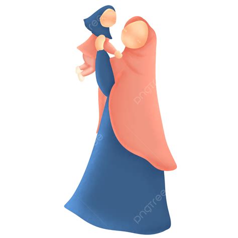 Muslim Mother Clipart Png Images Muslim Mother And Baby Muslim