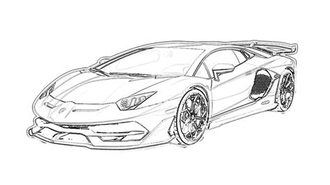 Technical specifications, performance (top speed and acceleration), design, and pictures of the new lamborghini aventador. Lamborghini Aventador Svj Coloring Pages - Home & Interior ...