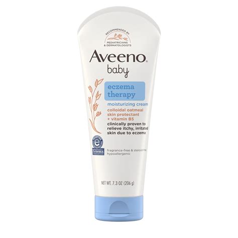 Aveeno Baby Eczema Therapy Moisturizing Cream Natural Oatmeal 73 Oz