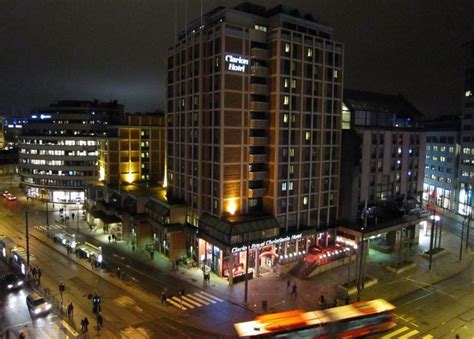 Night View From Scandic B Clarion Hotel The Hub Oslo