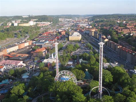 Liseberg is an amusement park located in gothenburg, sweden, that opened in 1923. GÖTEBORG / Liseberg - View from the Panorama Tower | Flickr