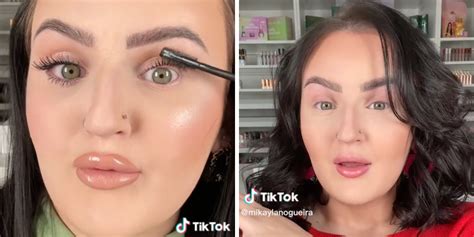 Fans Roasted Makeup Star Mikayla Nogueira For Fake Lashes On A Mascara Ad And She S Back Online