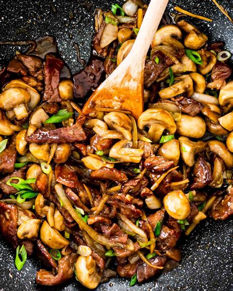 Beef And Mushroom Stir Fry Recipe Flinchum Stren1944