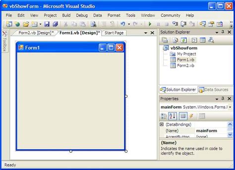 Application Form Visual Basic Windows Form Application