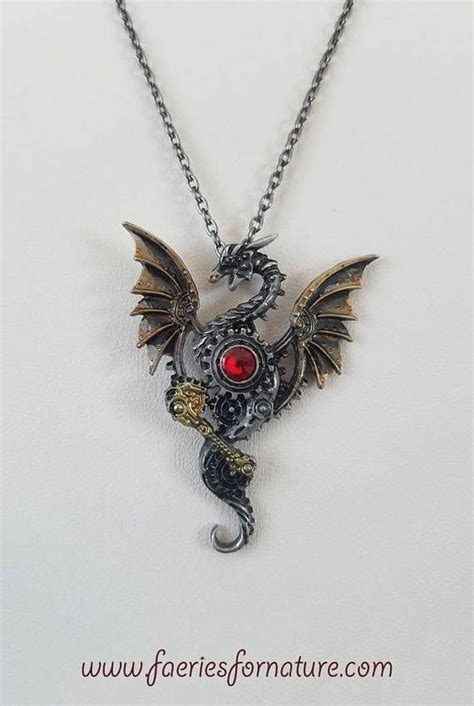 Silver Dragon Necklacedungeons And Dragonsdragon Jewelryfairytale