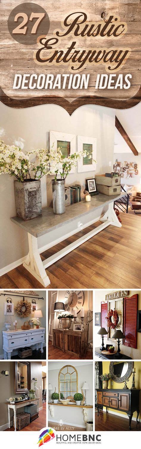 27 Welcoming Rustic Entryway Decorating Ideas That Every Guest Will