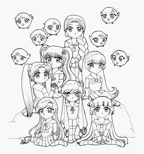 Kawaii Girls Coloring Pages Coloring Home