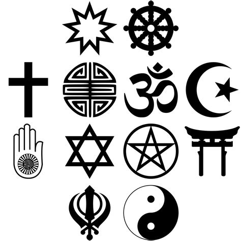 The example pictured here is from this site. File:Religious symbols-4x4.svg - Wikipedia