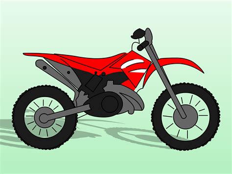 How to draw a motorcycle easy. How to Draw Dirt Bikes: 10 Steps (with Pictures) - wikiHow