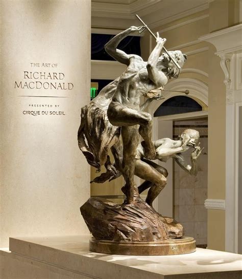 The Bellagio Hotel Art Gallery In Las Vegas Featuring Richard Macdonald