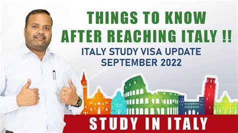 Italy Study Visa Update 2022 Things To Know After Reaching Italy