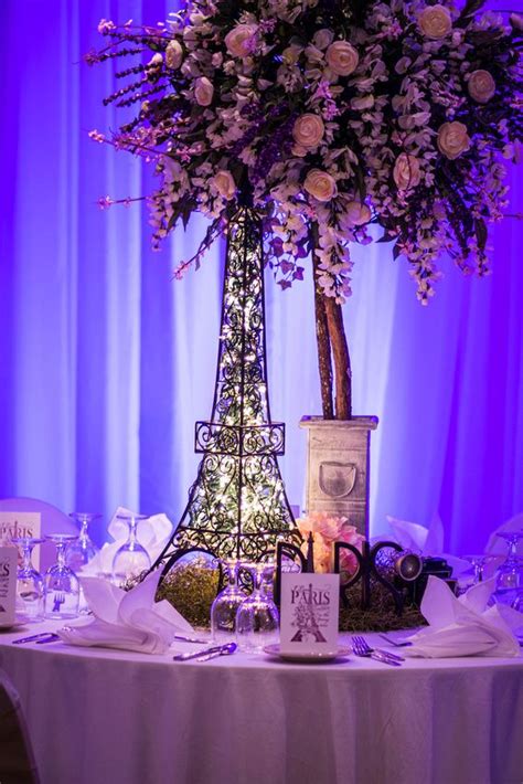 Gorgeous Paris Themed Wedding Decor Paris Themed Birthday Party