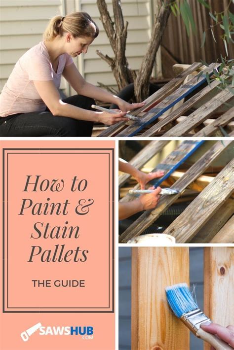 Learn How To Paint And Stain Your Pallet Wood For Your Next Diy Project