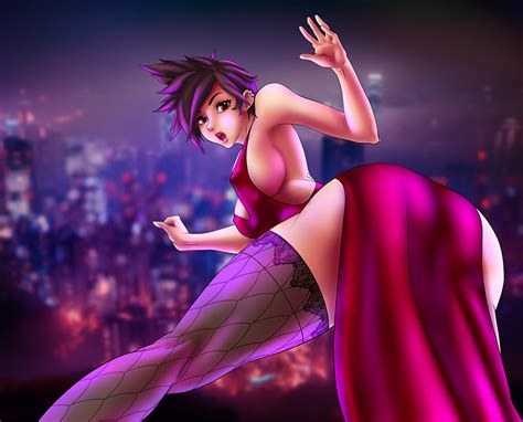 tracer overwatch by dominikdraw hentai foundry