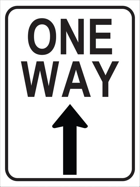 One Way Right Arrow Up Sign New Signs