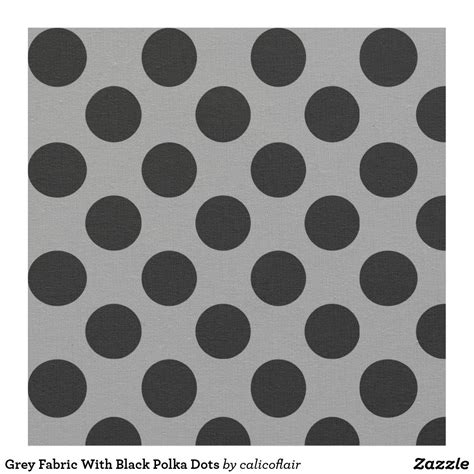 Grey Fabric With Black Polka Dots Black Backdrops Printing On Fabric