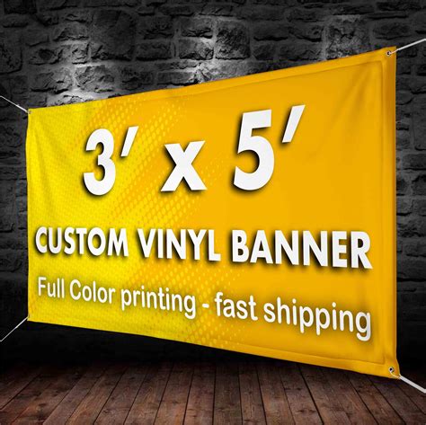 Custom Vinyl Banner Vinyl Banner Printing Full Color Vinyl Etsy