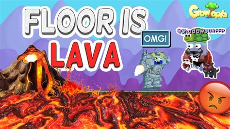 Floor Is Lava Challenge In Growtopia Youtube