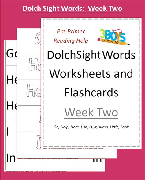 Free Dolch Sight Words Worksheets Free Homeschool Deals
