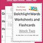 Dolch Sight Words Worksheet