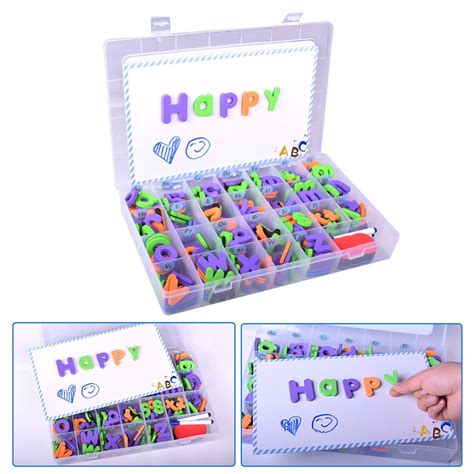 Classroom Magnetic Letters Kit Double Side Magnet Board 6 Eva Alphabet