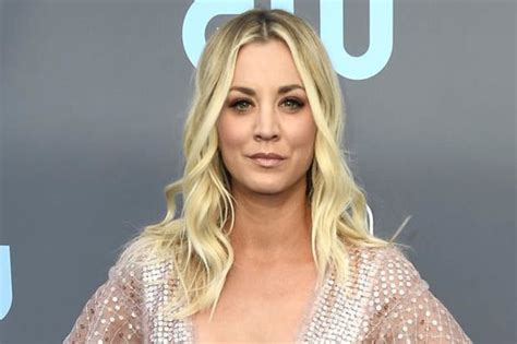 Kaley Cuoco Ditches Bra As Assets Take Centre Stage In Naked Illusion Dress Daily Star