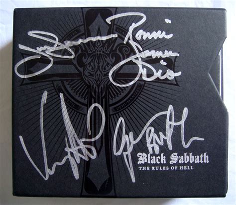 Home Of Metal Black Sabbath The Rules Of Hell Box Set Signed