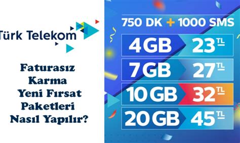 T Rk Telekom Faturas Z Paketler Ve Tarifeler Trcep