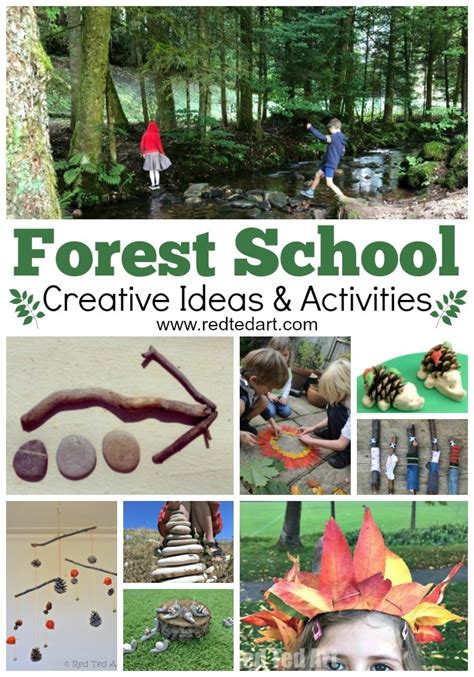 Forest School Activities Red Ted Art Kids Crafts