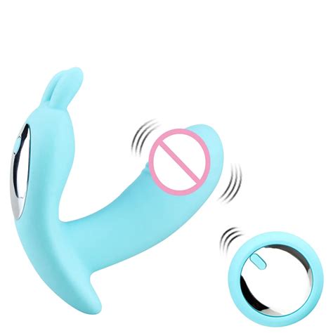 Wearable Butterfly Dildo Vibrator Wireless Remote Control Sex Toys For Women Masturbator