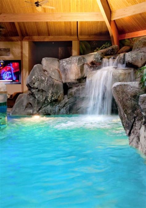 Pin By Zac Bacon On Pools Water Features Indoor Swimming Pools