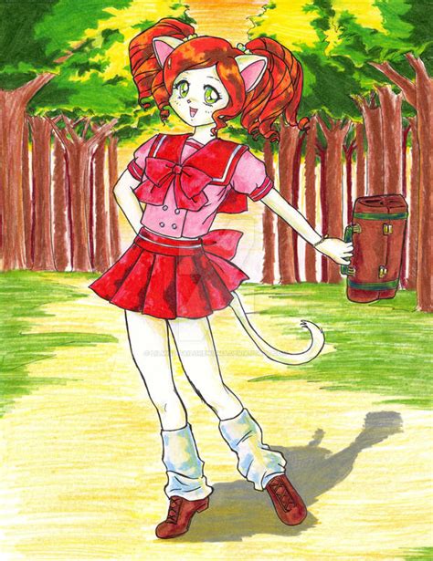 School Cat Girl 2 By Lilmiss Sailorenigma On Deviantart