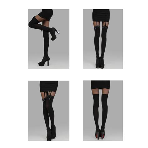 Bow Sexy Suspender Stockings Bccif On Luulla