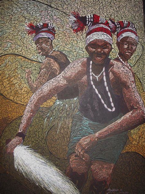 Igbo Dancers By Abubaker Nurudeen African Art Tribes Of The World African Masks
