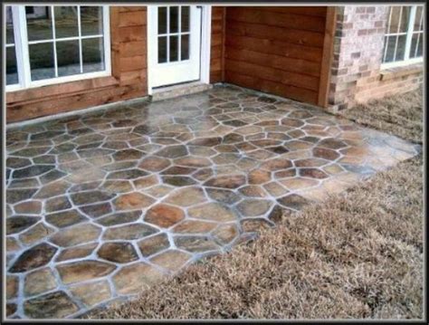 You can use any stencil pattern and floor coating you desire, however, lighter colors tend to work the best because the concrete is a dark grey. The 25+ best Painted cement floors ideas on Pinterest ...