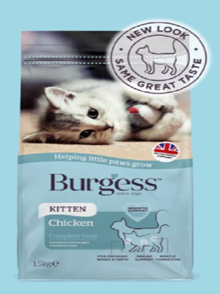 Burgess Kitten 15kg Cookes Pet Supplies