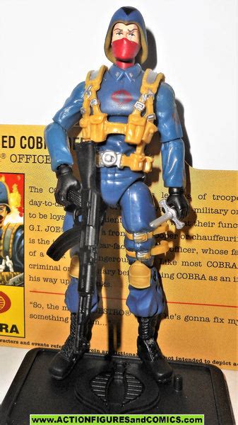 Gi Joe Cobra Officer 2008 V6 Scarface Scarred Face 25th Anniversary Fc