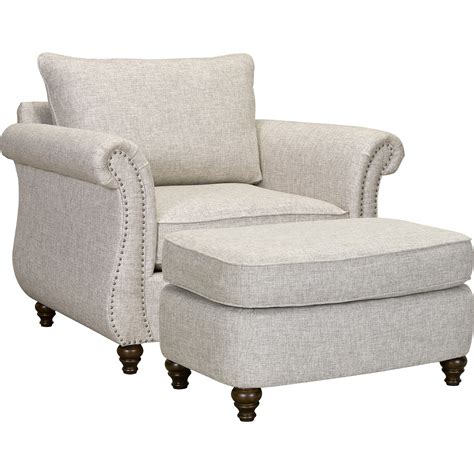 Broyhill Furniture Hattie Traditional Chair And 12 And Ottoman With