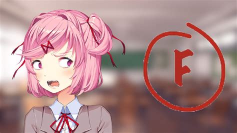 Ddlc Mod Natsuki Fails English Ft Baluga Chibi Monika D