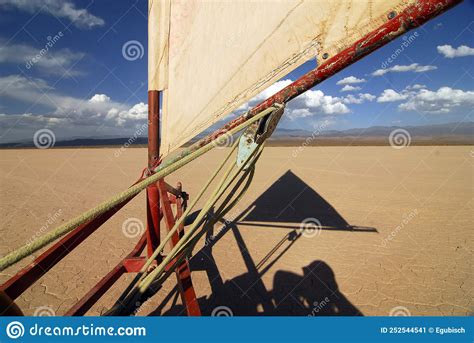 Desert Sailing In Calingasta Valley In Argentina Stock Image Image Of