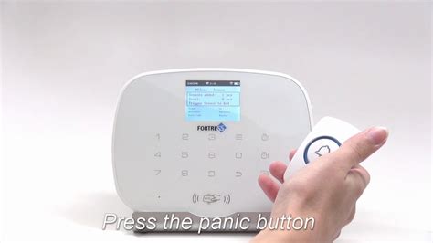 Fortress Total Security Wifi Programming A Panic Button Youtube
