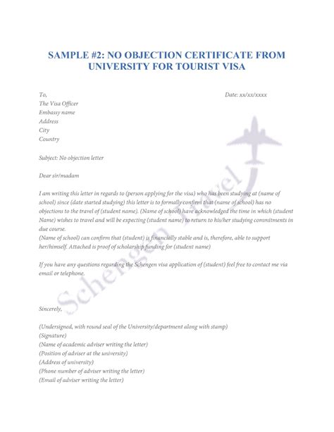 Noc Request Letter Format Sample Lelykristyani