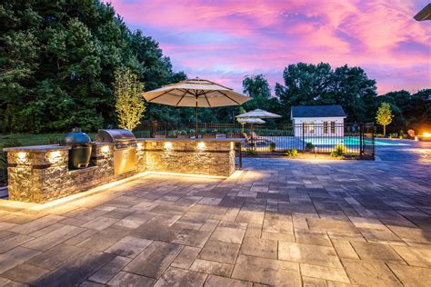 Project Outdoor Entertaining In Avon Connecticut Hardscape Lighting